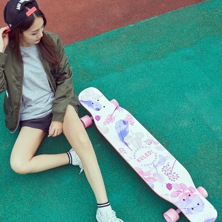 Folding IV rotae electrica intelligentes skateboards