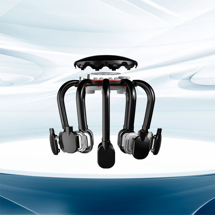 Intelligentes caput massager cum calefactio