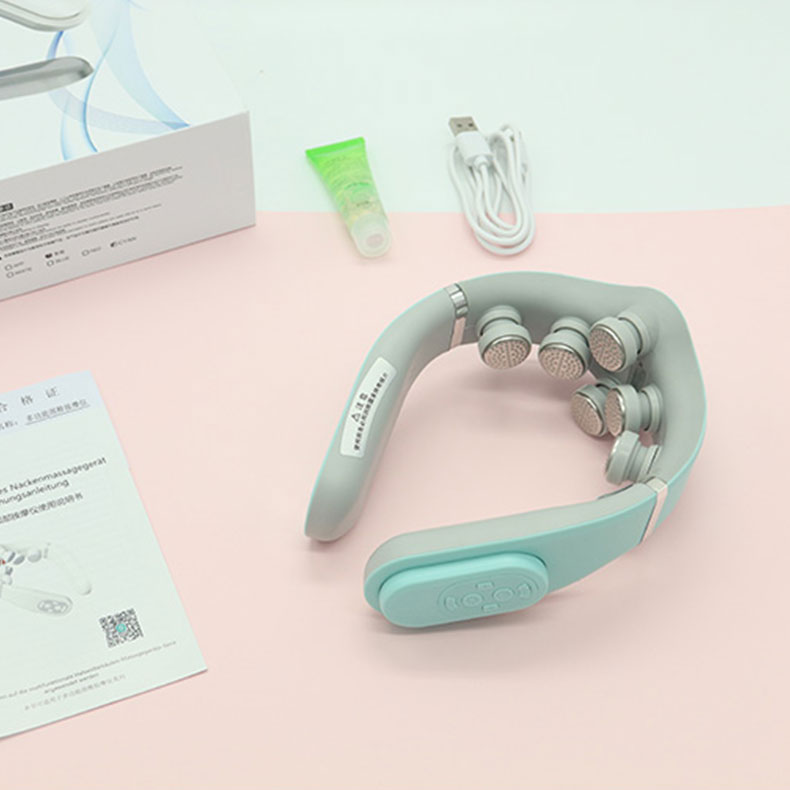 Rechargeable elastica collum massage